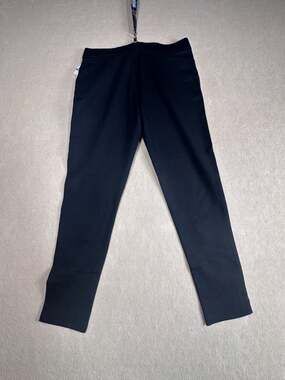Zara Basic Body Shaping Leggings Womens L Black Zip Detail NWT 4387/222